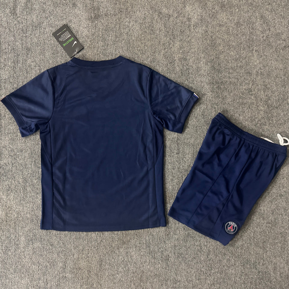 2025/26 PSG Home Short Sleeve Jersey for Kids