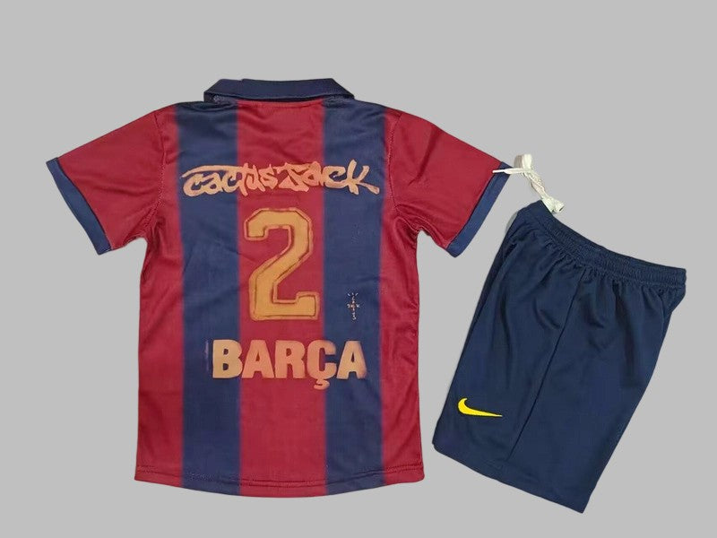Special FC Barcelona x Travis Scott Retro Skeleton Kids