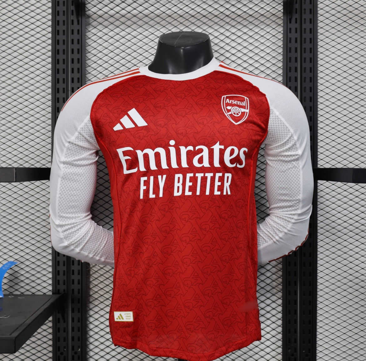2025-26 Arsenal FC Home Kit Long Sleeve
