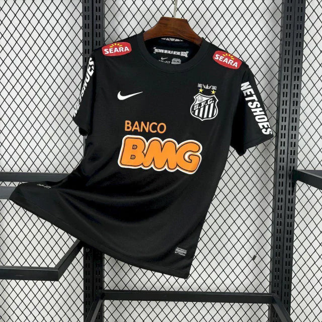 2012 Retro Santos Home Jersey Black Limited Jersey