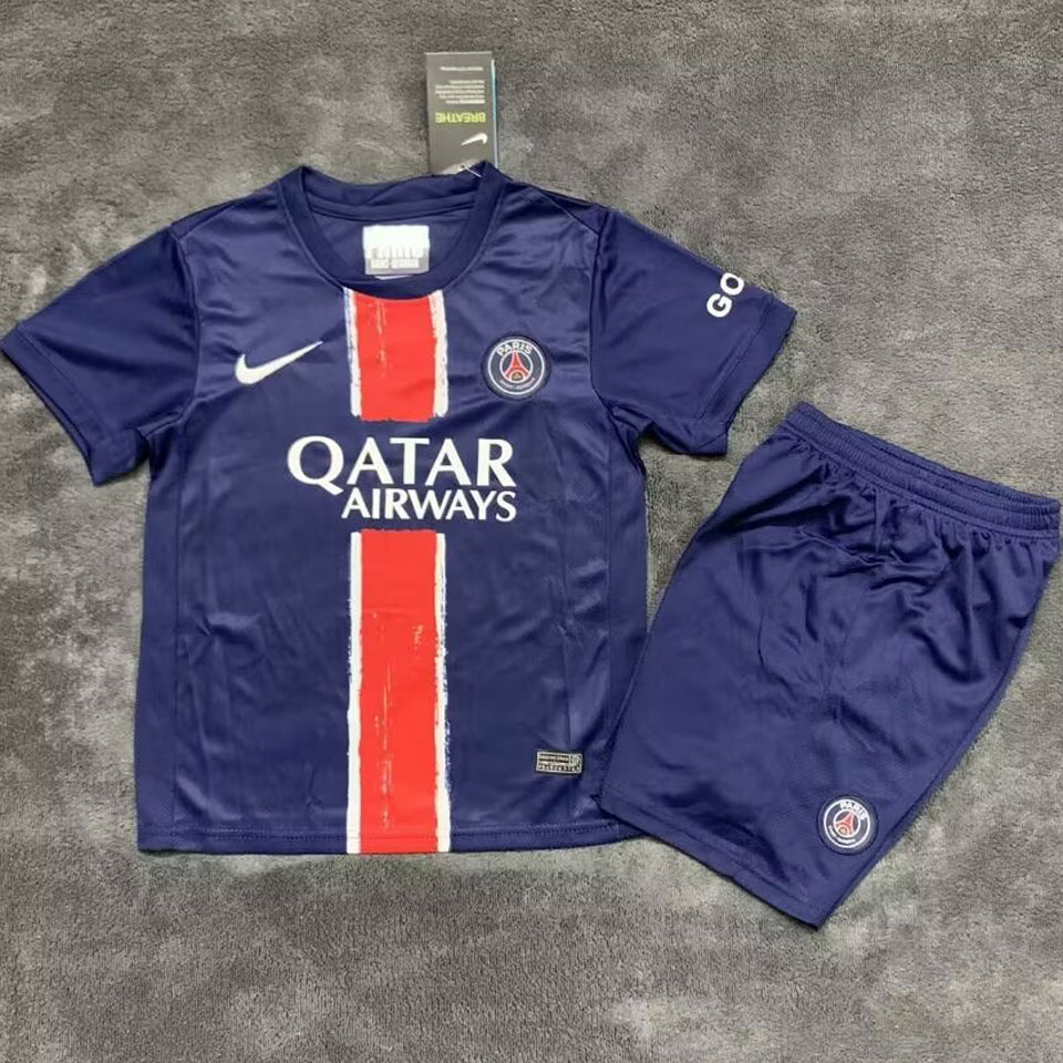 2024/25 PSG Home Short Sleeve Jersey for Kids