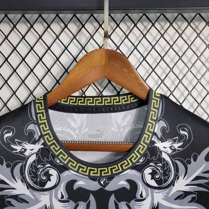 Italy "Versace" Black Limited Jersey