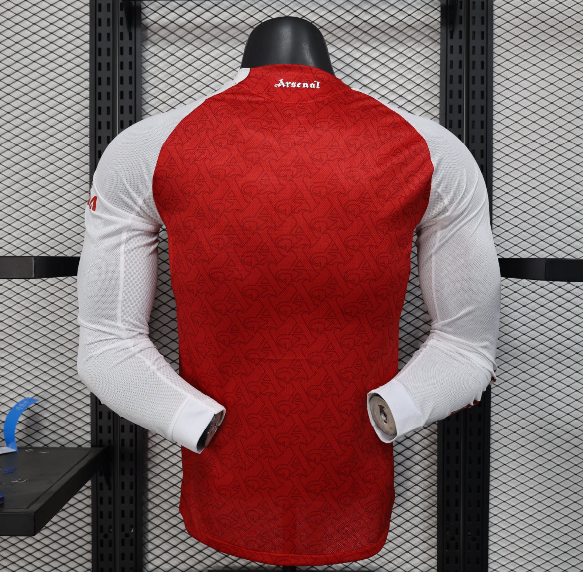 2025-26 Arsenal FC Home Kit Long Sleeve