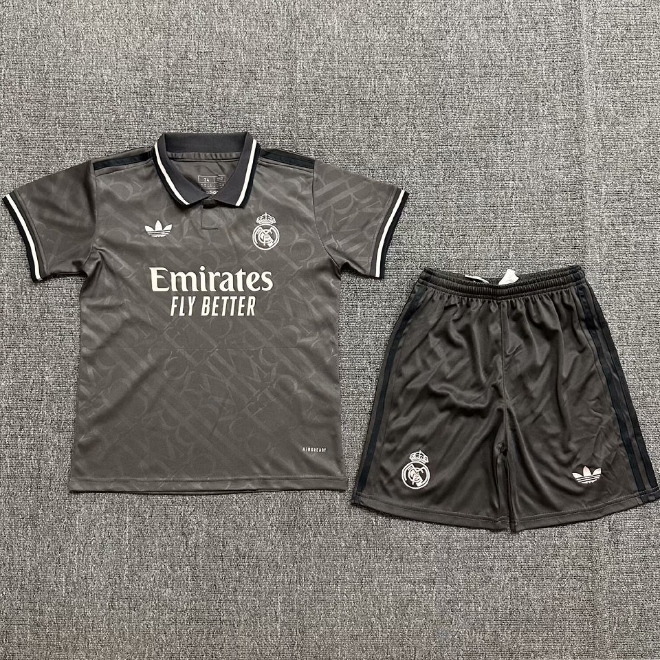 2024/25 Real Madrid Third Short Sleeve Kids' Jersey