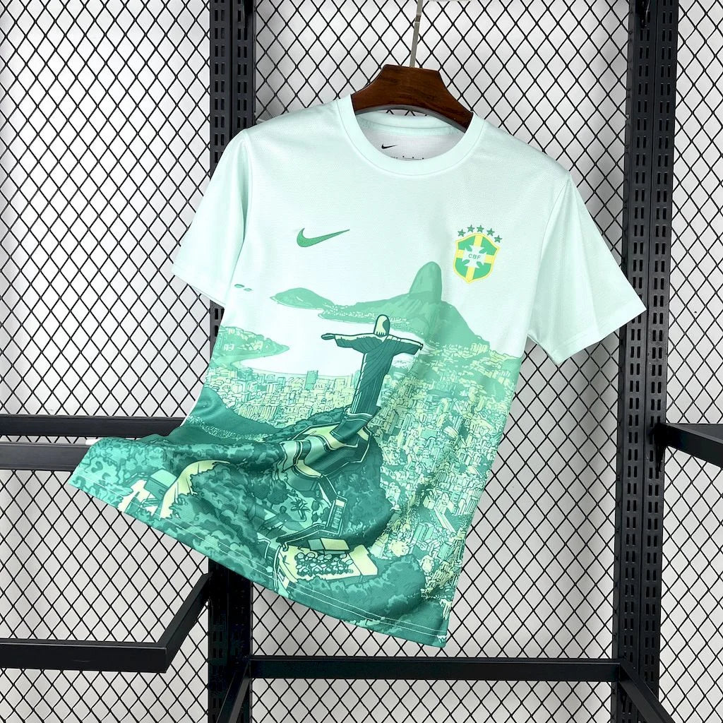Brazil "The Redeemer" Green Limited Jersey
