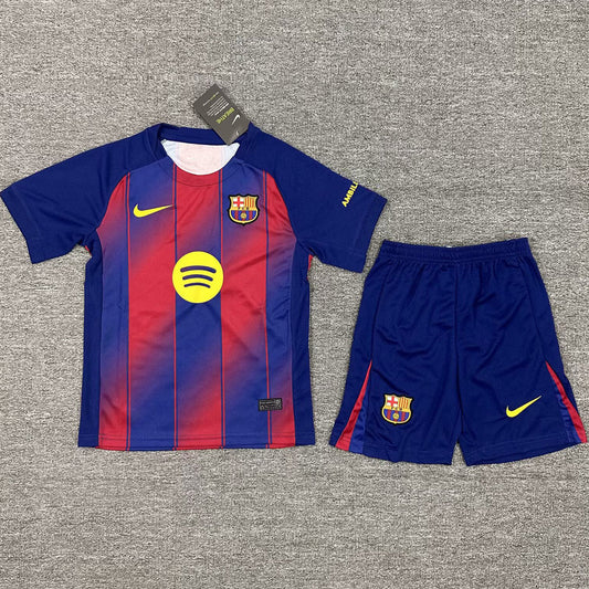 2025-26 FC Barcelona Home Kit Kids