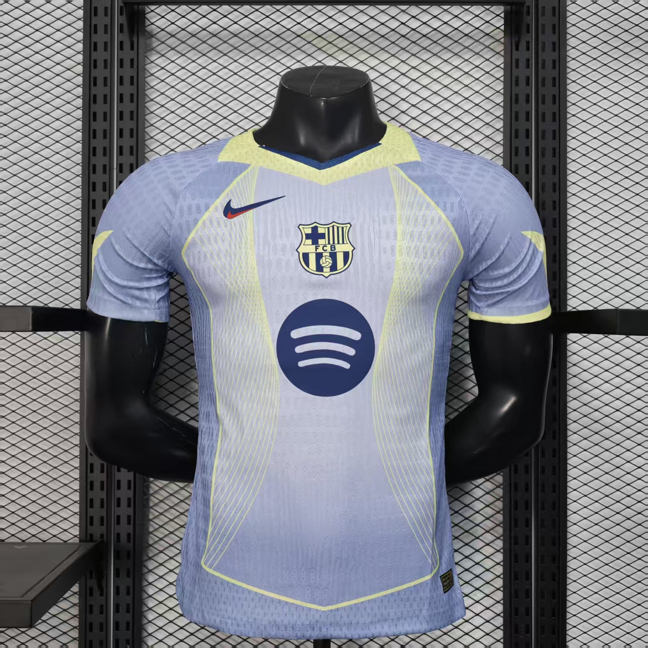 2025-26 Barcelona FC Blue and Yellow Special Edition Kit